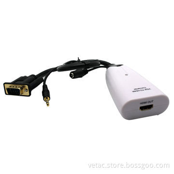 VGA + Audio to HDMI Converter